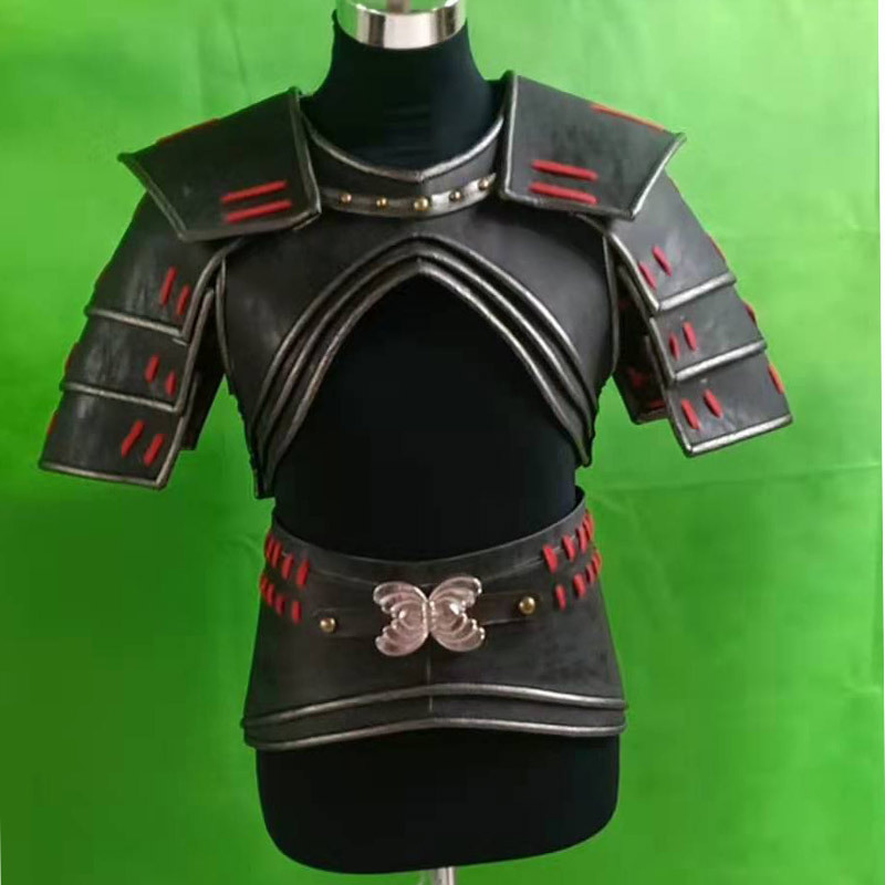 影视戏剧古装服中国古代将军铠甲花木兰演出服女盔甲舞台可穿