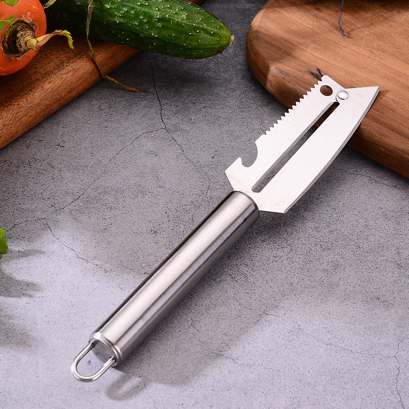 stainless steel peeler scraper household kitchen tools fruit knife planer grater peeler fish scale planer