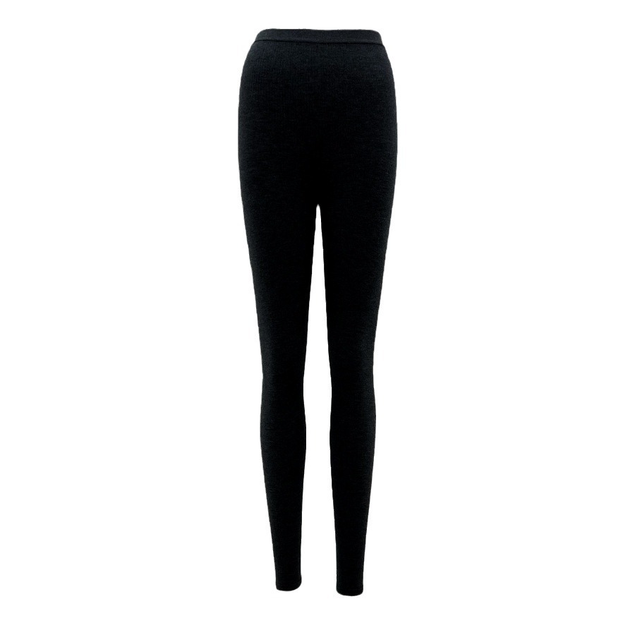 2023 Winter New 16-Pin Worsted Pure Cashmere Leggings Women's High Elastic Tight Slim Slimming High Waist Cashmere Pants