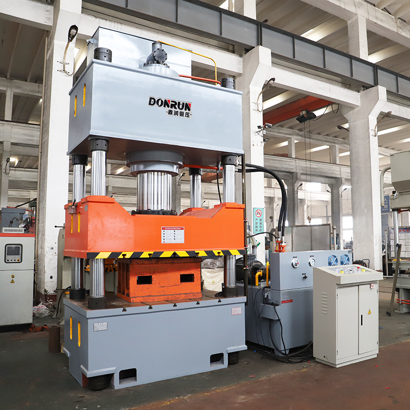 500t单缸四柱液压机 500吨pe聚乙烯岩芯箱岩芯盒模压成型油压机