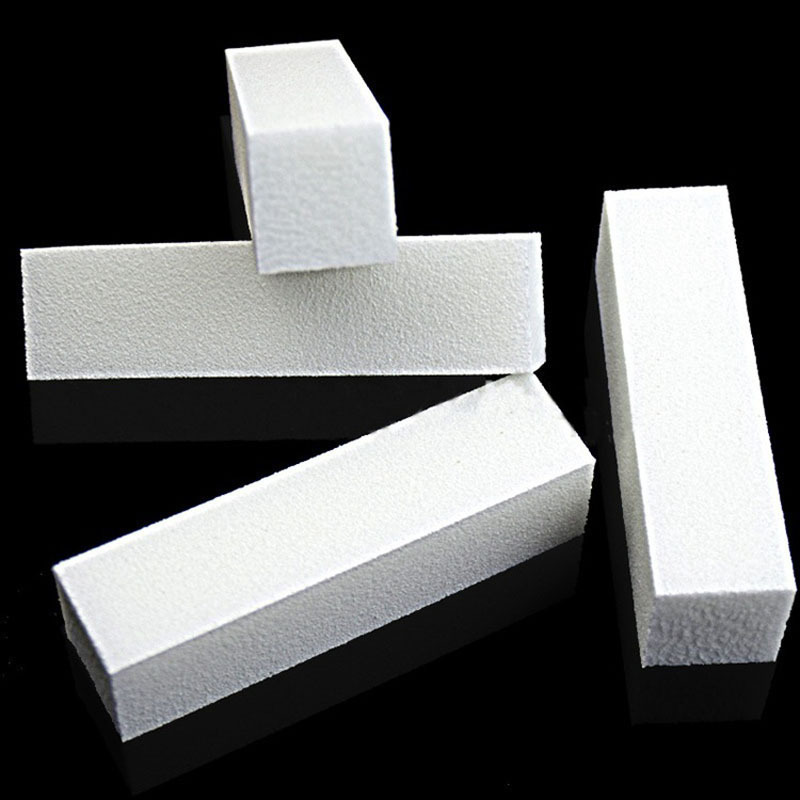 美甲白色豆腐块 抛光块白色豆腐块 指甲锉 海绵块 美甲工具