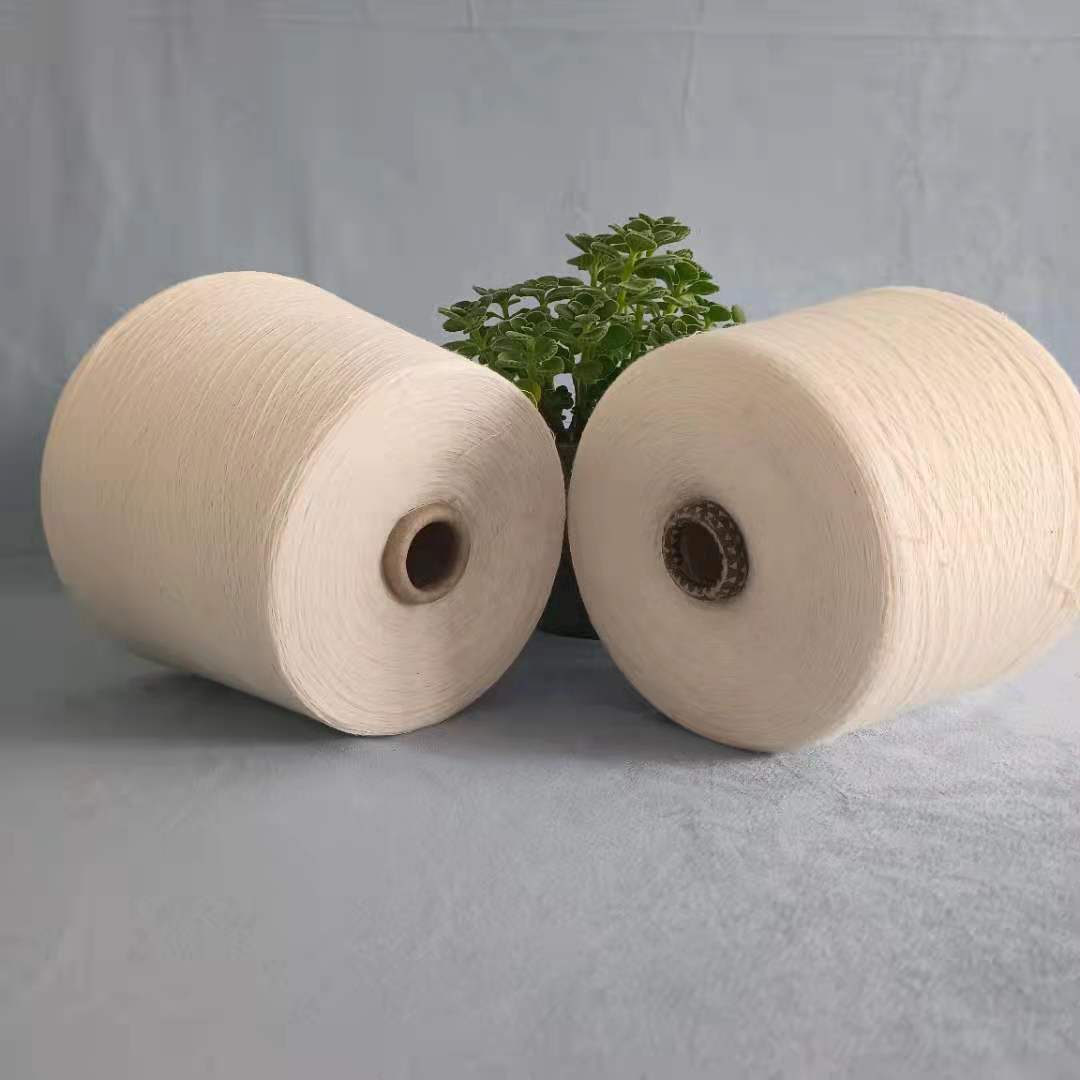 涤纶亚麻纱21支70/30 天丝亚麻纱 亚麻良好棉纱 华潍现货直供