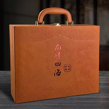 龙腾四海珍藏收藏品卷轴金箔纪念章金币礼盒装工艺品礼品批发