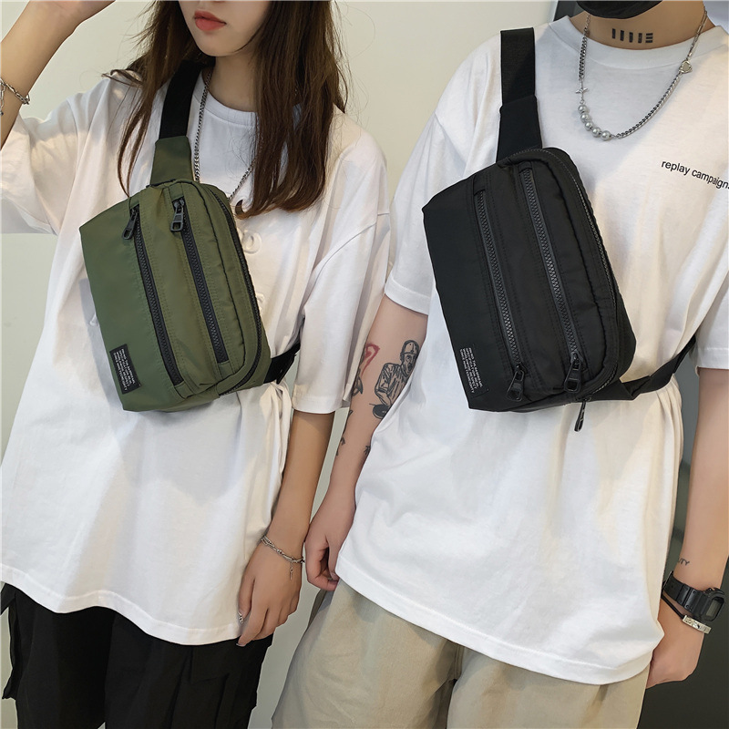2022 New Street Fashion Waist Bag Men's and Women's Outdoor Sports Mobile Phone Bag Shoulder Messenger Bag Factory Wholesale