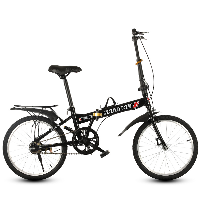 20-Inch Folding Variable Speed Bike Disc Brake Male and Female Adult Student Bicycle Children Adult Foldable and Portable Bicycle