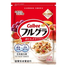 卡乐比 早餐水果燕麦片 原味700克 日本进口食品 方便代餐 即食零