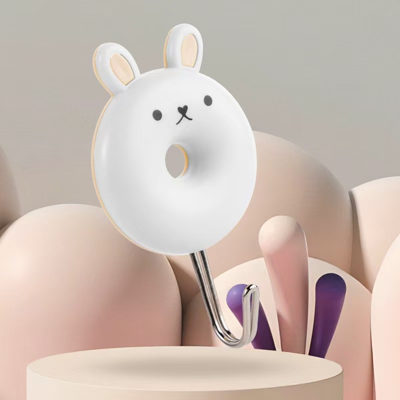 plastic cartoon hook creative sticky hook wholesale wall simple hook