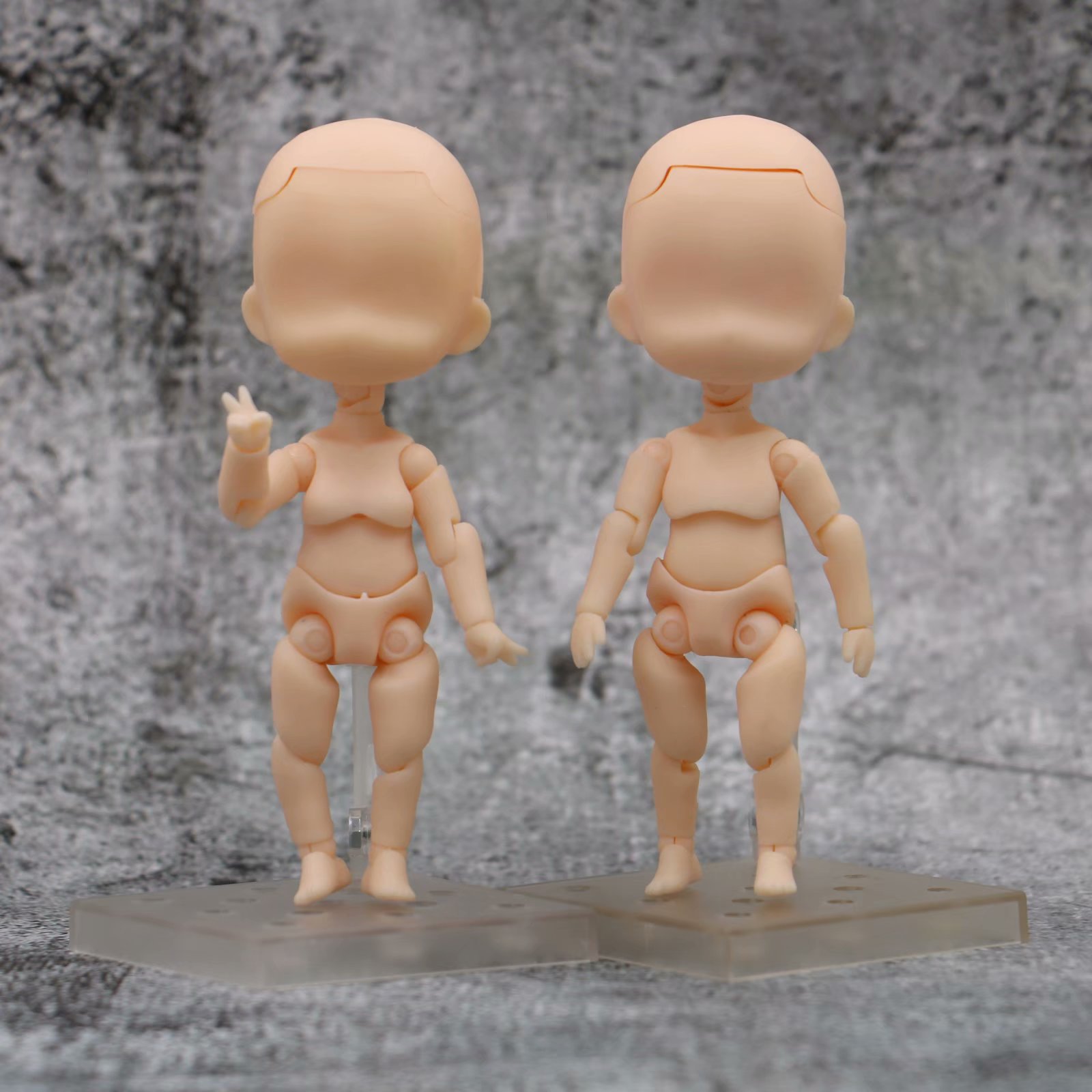 q版素描人偶 迷你 可动 儿童素体 男 女儿童素体 手办模型公仔
