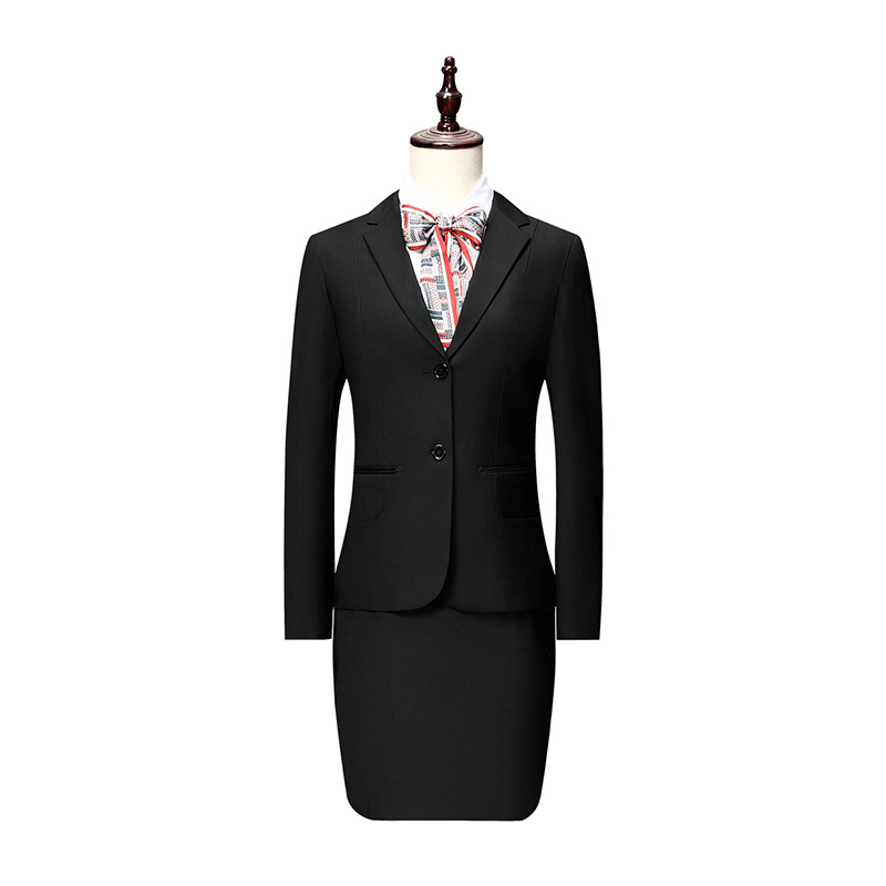 Four Seasons Business Suit Men's Suit Work Business Wear Teacher College Student Formal Wear Men's and Women's Same Suit