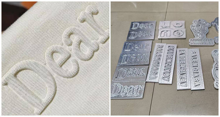 可用于服装,布料,皮革,植绒等材质凹凸压花,压标,压字母等工艺;现货