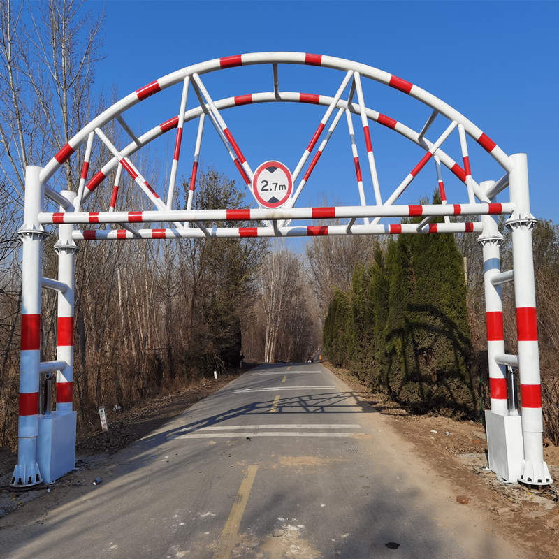 厂家电动液压智能升降限高架涵洞车库固定式限高杆高速公路龙门架