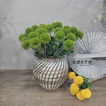 仿真植物仿真把束葱球毛毛球果蒲公英假花绿植草球家居装饰摆放摄