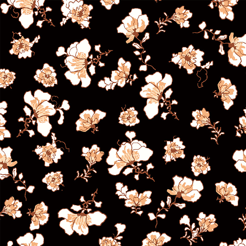 2022新款小碎花网布雪纺花瑶绉印花布料时尚女装连衣裙吊带衫面料