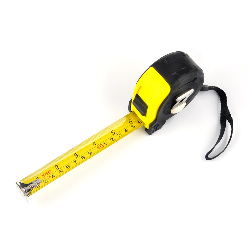 Spot Goods 5 M 7.5 M 8 M British Steel Tap High Precision Measuring Tool Wear-Resistant Ruler with Leather Case Measuring Tape