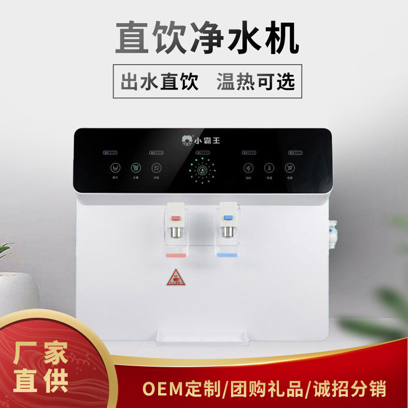 小霸王饮水机家用批发ro反渗透直饮开水机壁挂智能冷热一体饮水机