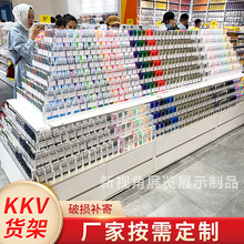 KKV笔架 文具店中性笔架多层架梯阶金字塔展示架亚克力透明货架