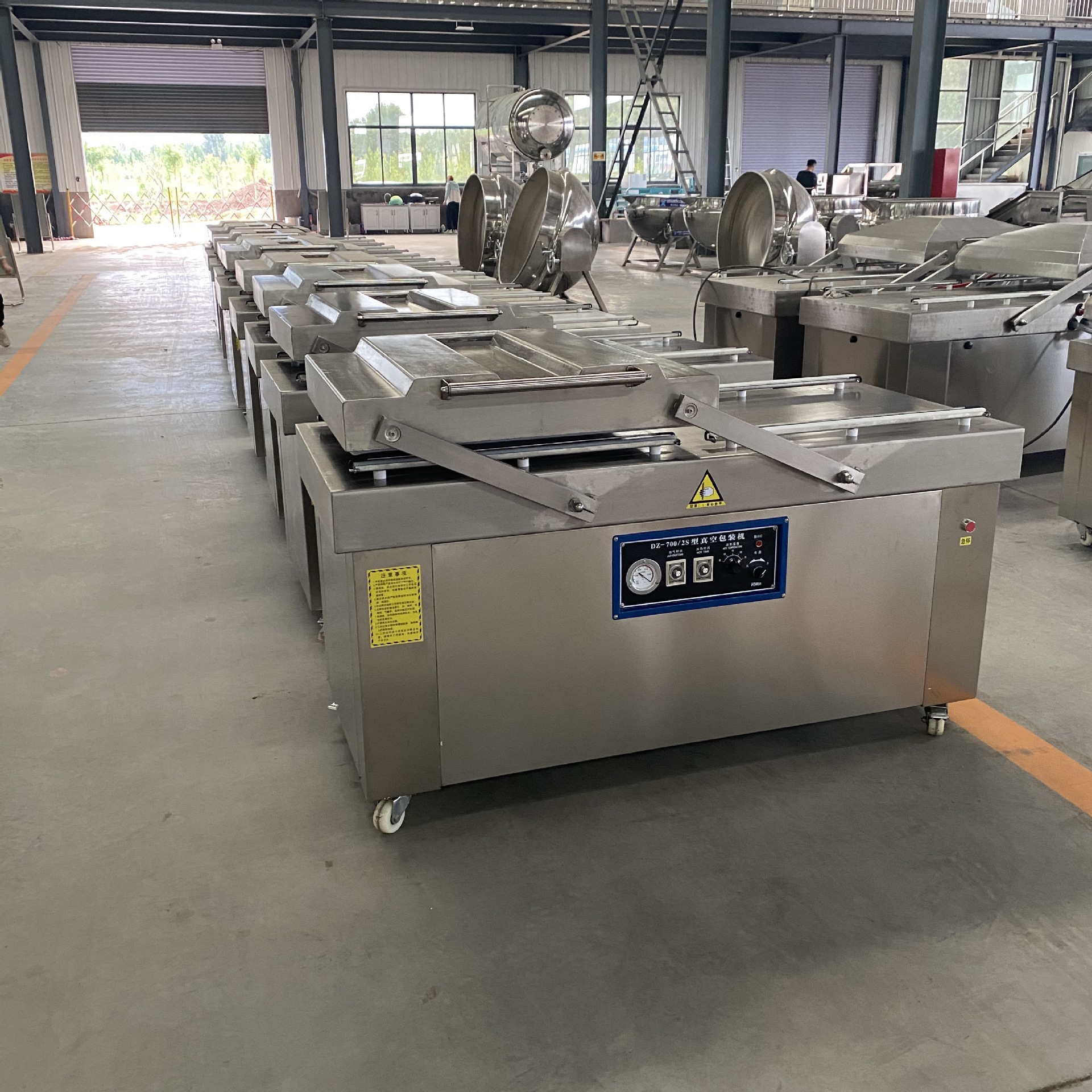 麻辣豆干双室真空包装机手撕辣条真空口封机素肉食品真空机