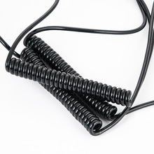 柔性专用双绞屏蔽电缆7*2.5弹簧线防水耐油弹性体聚氨酯耐磨护套