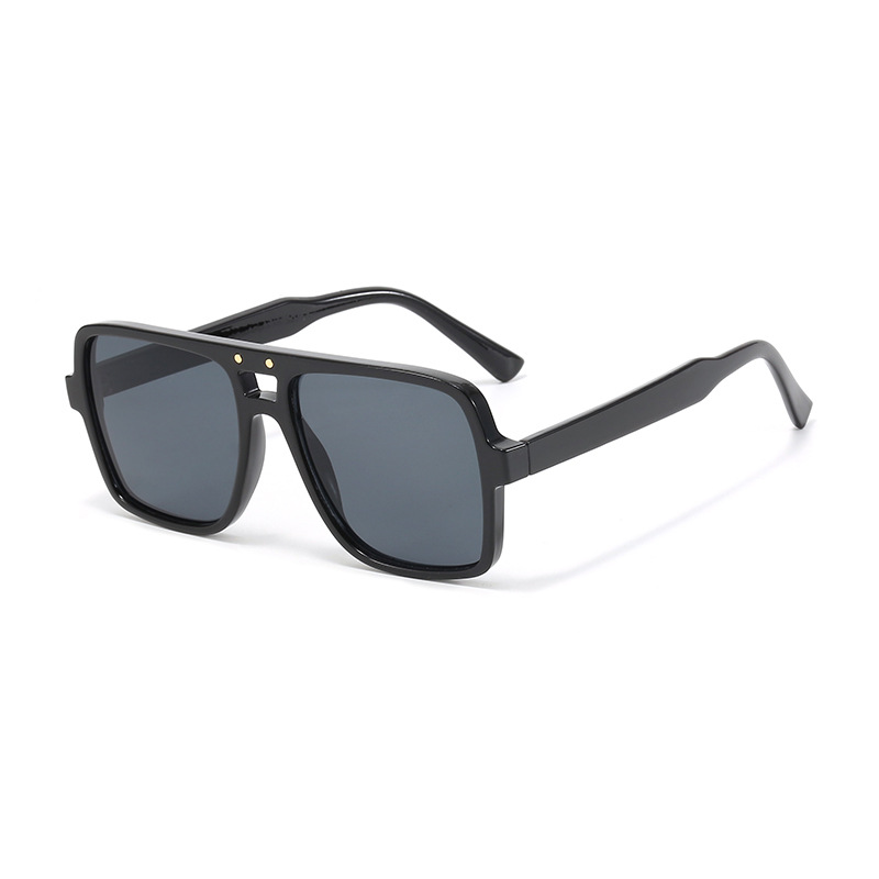 New Men's Square Sunglasses Vintage Driving Sunglasses Wholesale Fashion European and American Style Sun Glasses Sunglasses