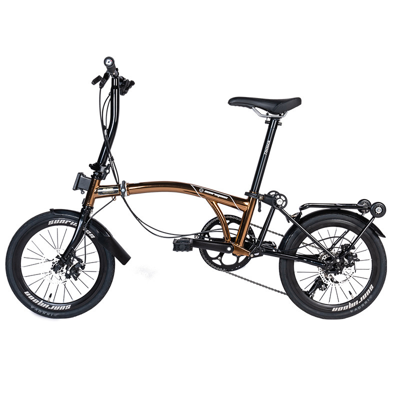 Travel & Outdoor Pedal Driving Folding Adult Bicycle Domestic Bicycle External Self-Driving Speed Folding Bicycle Bicycle