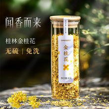 桂花干金桂花茶泡水食用烘焙无硫桂林特产免洗干花香甜品糖水配料