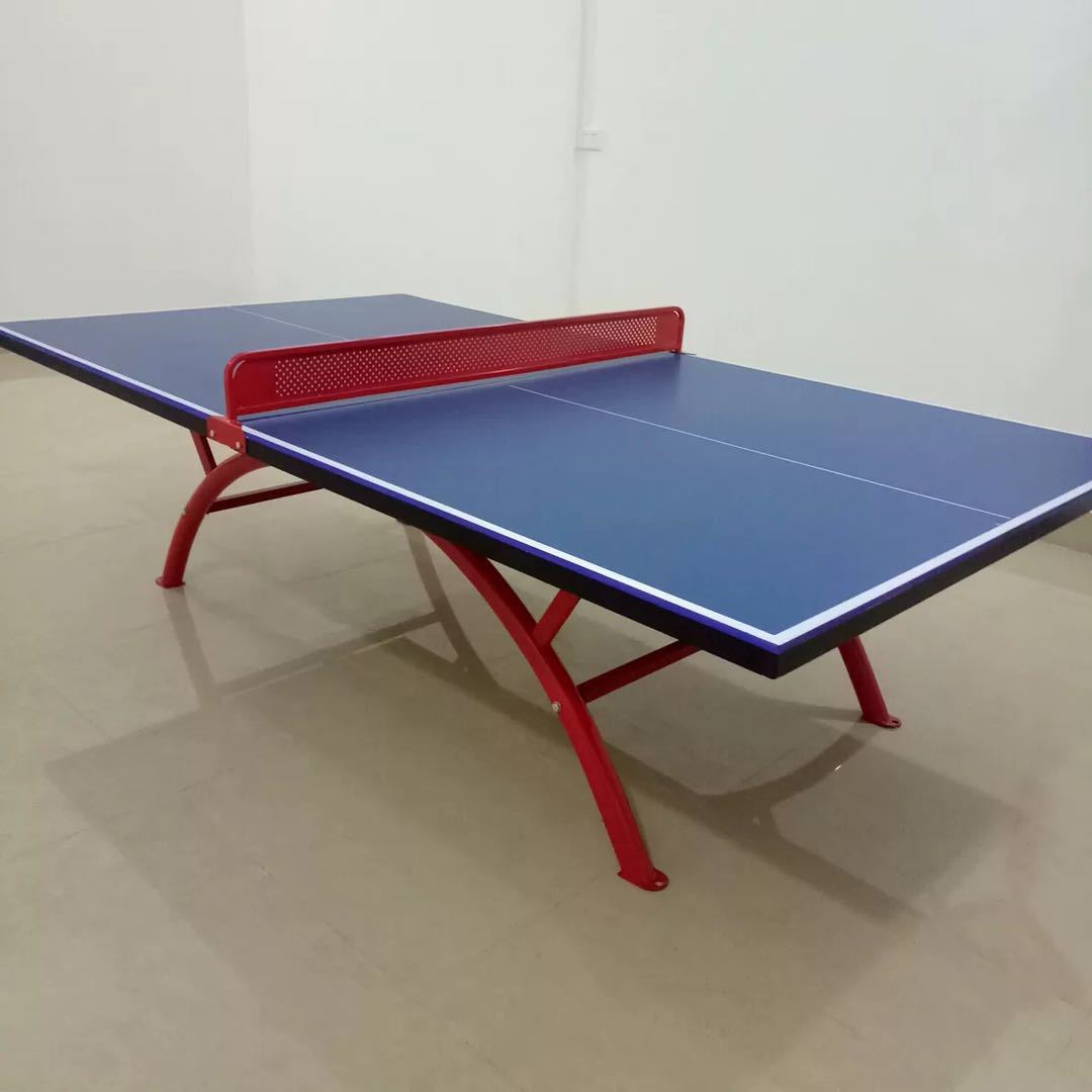 厂家直销室内乒乓球桌公司家用标准乒乓球台折叠移动兵乓球台面板