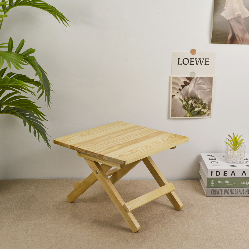 木质家用折叠桌便携式家用烧烤桌摆摊桌宿舍折叠桌多功能桐木桌