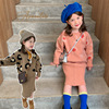 Mango girl Autumn suit children Sweater sweater Spring and autumn season 2021 new pattern Western style Two piece set