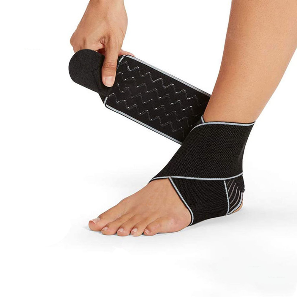 跨境缠绕式护脚踝绷带保护脚踝防扭伤高弹加压防护护脚踝腕带