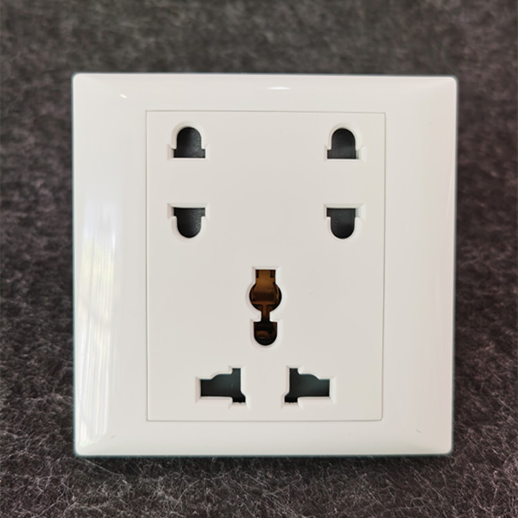 jn万能7孔插座多功能开关出口柬埔寨专供专用墙壁开关插座