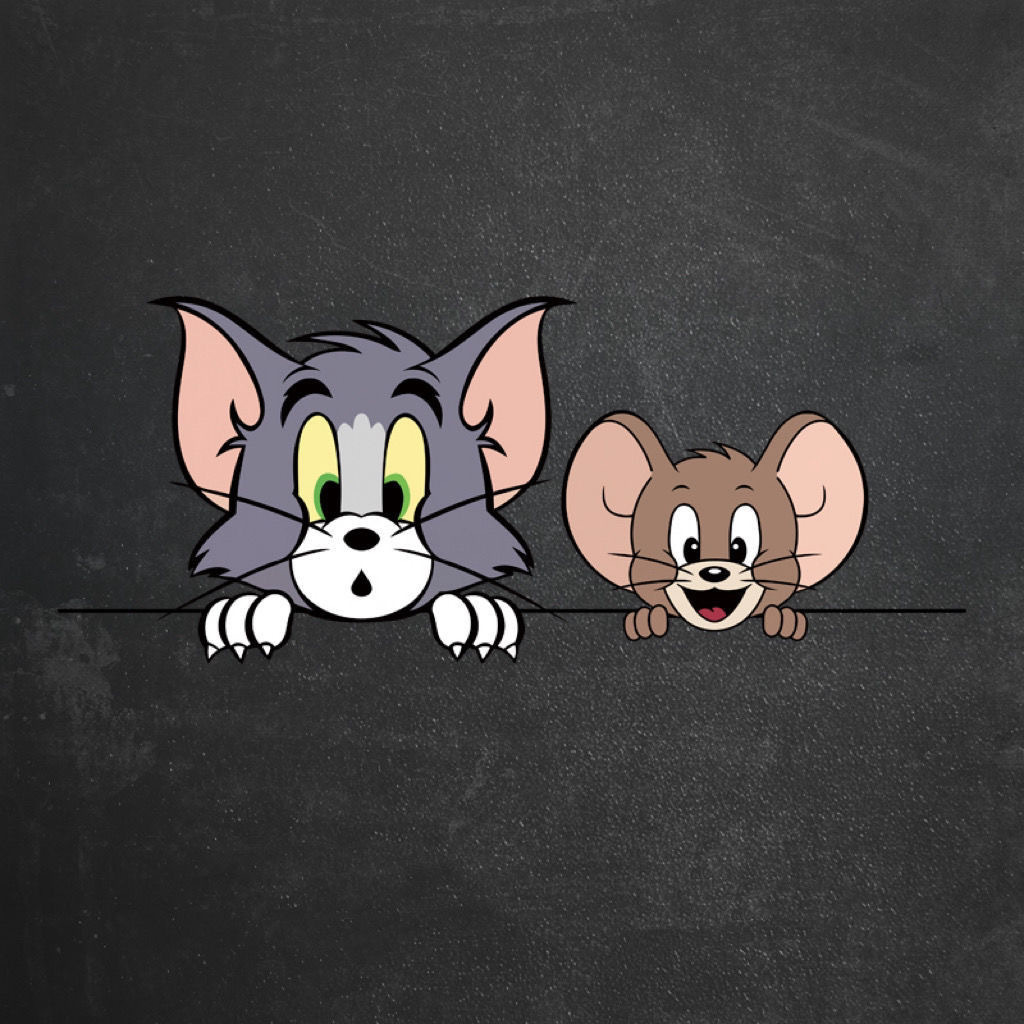 汽车贴纸猫和老鼠汤姆杰瑞创意卡通车贴摩托电动车身玻璃装饰车贴