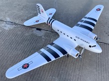 新品 47寸1.2米遥控固定翼模型飞机C-47运输机 DC3客机 c47航模