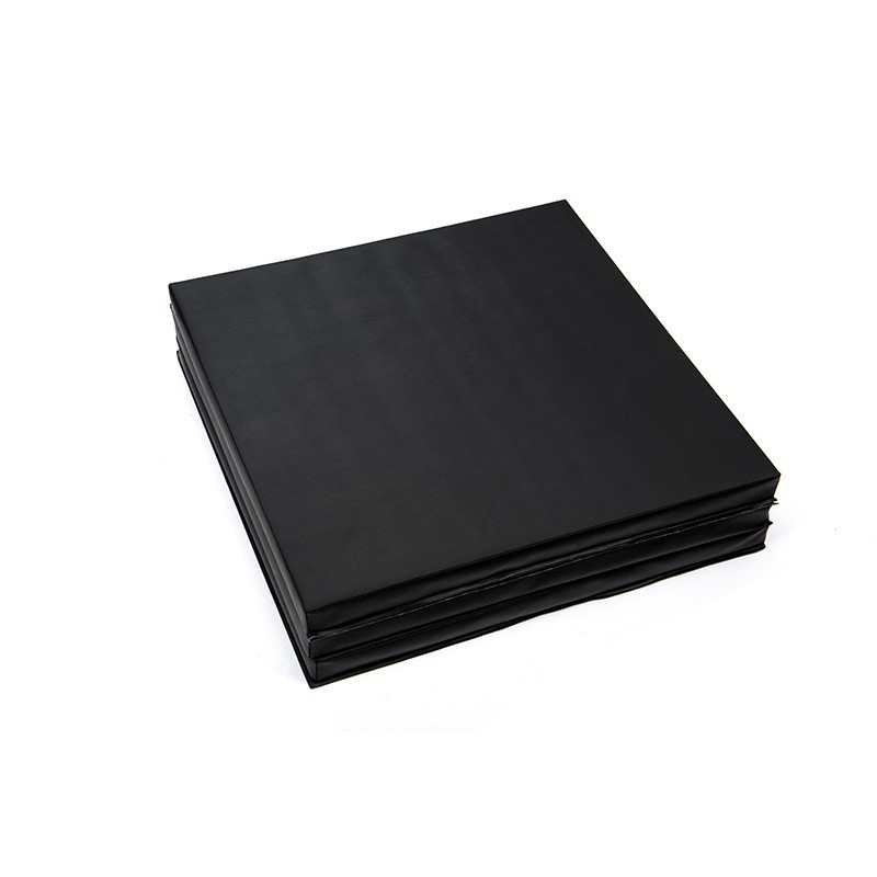 厂家批发三折皮革体操垫仰卧起坐折叠海绵健身摔跤垫