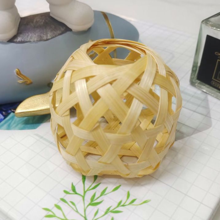 竹编之乡广西工厂直销古风情竹编小灯笼迷你挂件节气元素装饰摆件