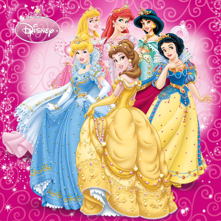 新款5d钻石画芭比公主满钻粘贴z十字绣人物卡通客厅儿童房砖石秀