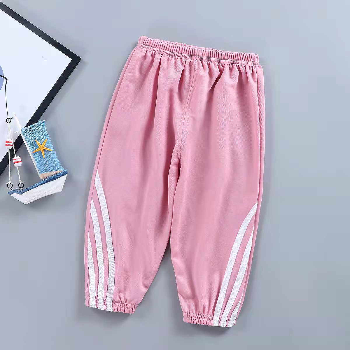 冰丝儿童防蚊裤夏季男童灯笼裤女童空调裤大童防蚊裤薄款批发童装_青