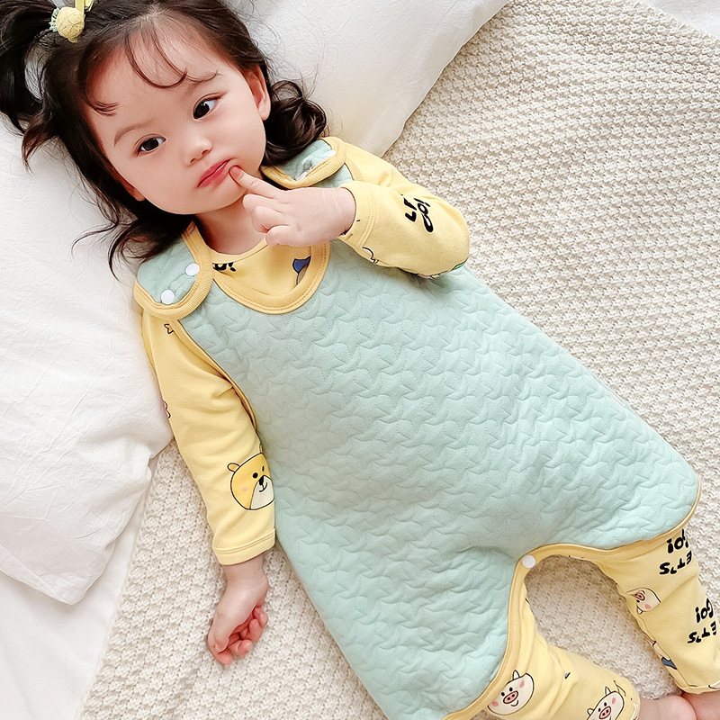 婴儿护肚围宝宝肚兜春秋款冬夹棉儿童睡觉护肚子防着凉防踢被