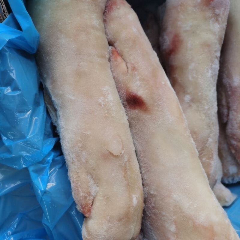 猪蹄冷冻大量批发 猪手生鲜长长猪脚带筋长整箱10支左右20斤多省