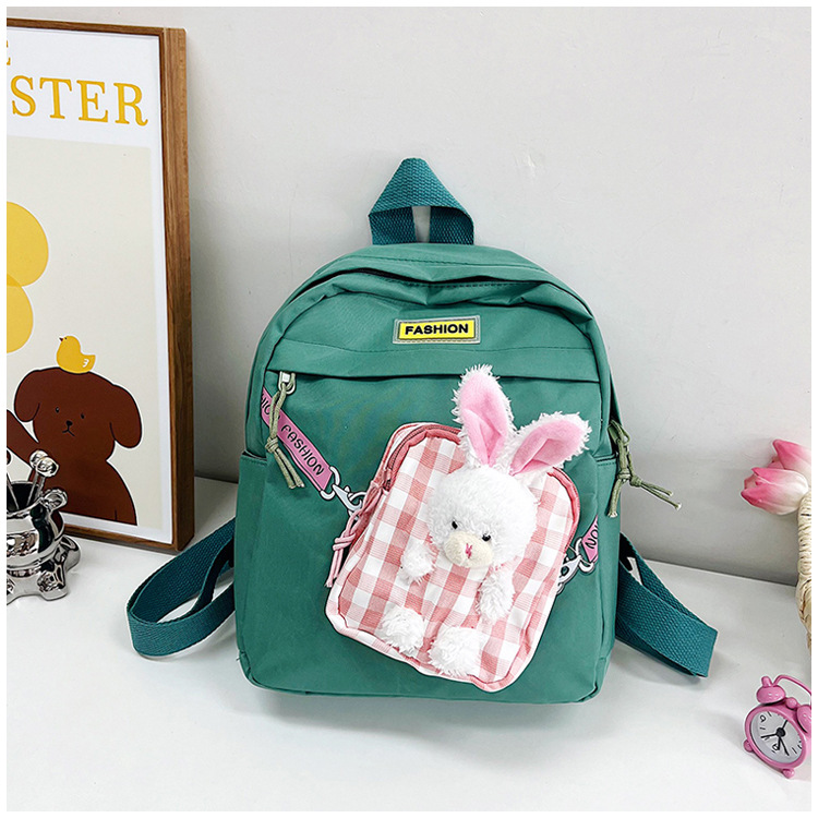 Princess Girls' Backpack Cute Fashion Rabbit Kindergarten Backpack Baby's Backpack Koreanstyle Backpack