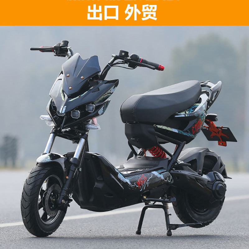 极客电动车电瓶车电动摩托车72v高速大功率60v成人踏板电摩x战狼