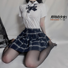 涩愿jk制服诱惑免脱激情小胸大码情趣内衣学生女透明sm睡裙套装骚