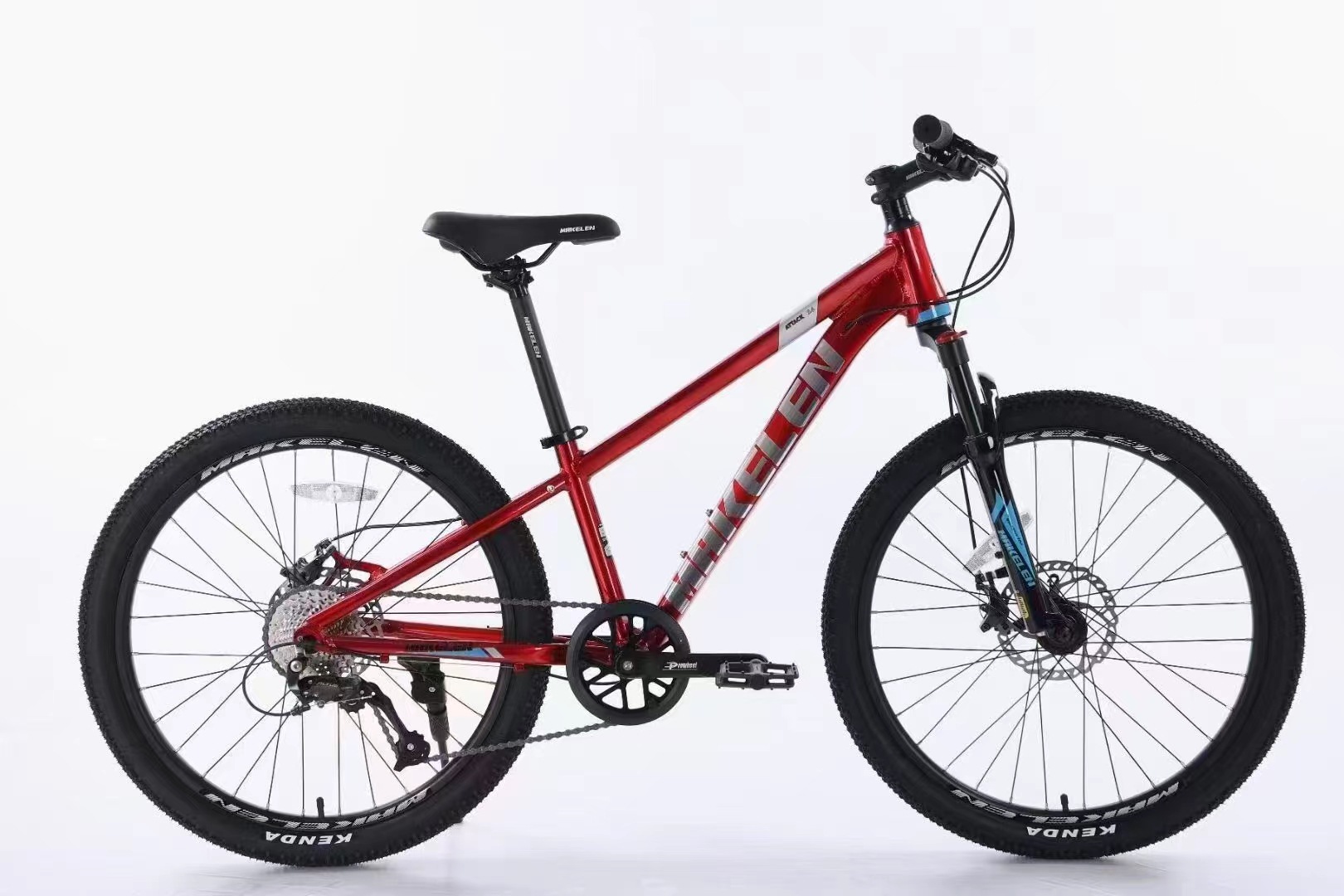 makelen 迈克雷 attack孤勇者24寸1x9速线碟 油碟 大童山地自行车