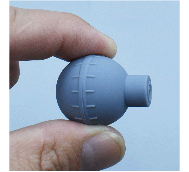 硅胶空芯球 医疗心电图机器电极硅胶吸球 心电图机检测专用吸球