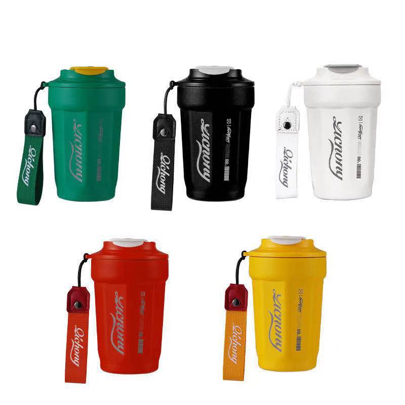 Coffee Cup Vacuum Cup Female Good-looking Car Portable Portable Cup 316 Stainless Steel Water Cup Student Cup Wholesale