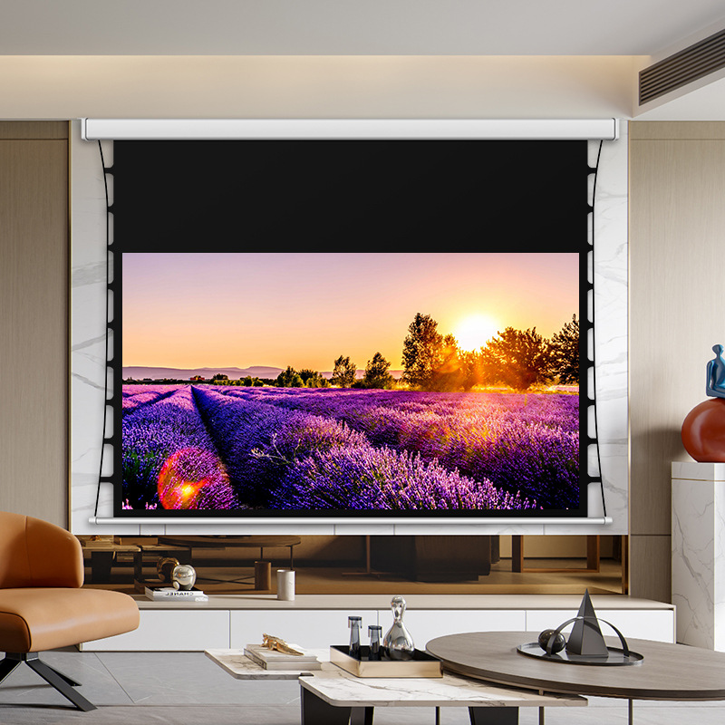 0成交1件弧形投影幕布包邮100寸120寸150寸200寸16:9画框幕舞台曲面