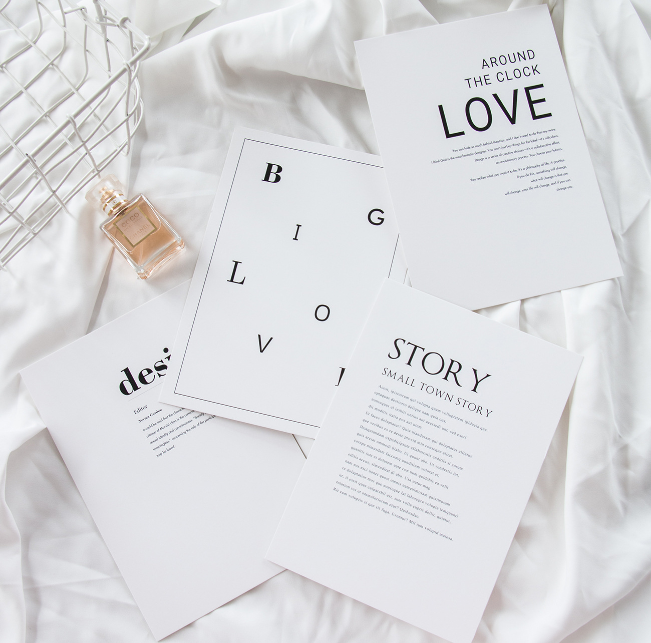 ins风极简字母卡片拍照道具摄影背景布景杂志封面冷淡风配件装饰