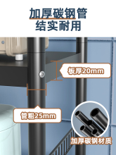 W1TR厨房多功能置物架落地多层微波炉架烤箱锅具收纳架家用储物架