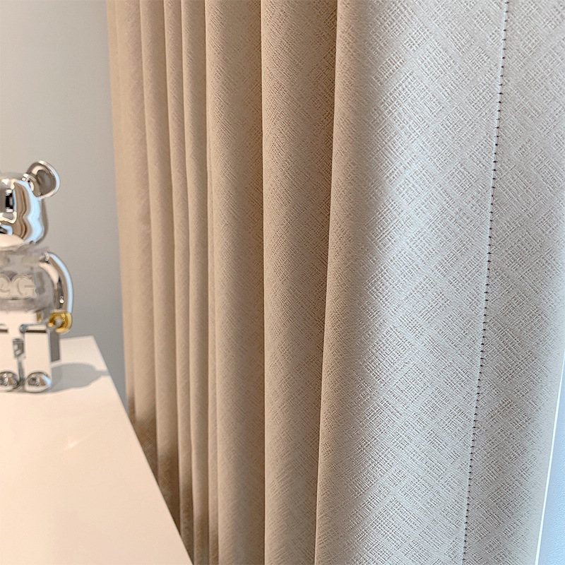 日式网红窗帘100全遮光不透光北欧轻奢客厅2021年新款卧室ins风