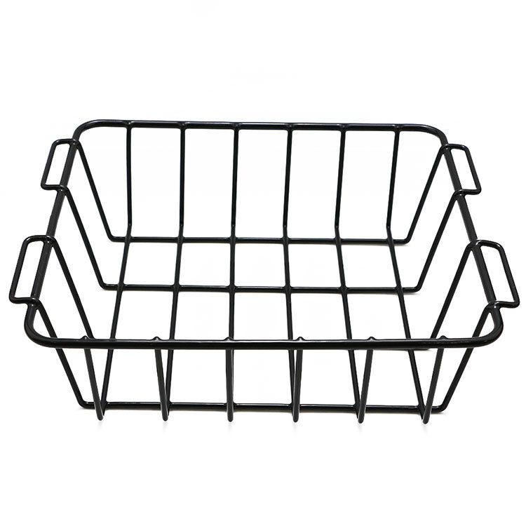 浸塑篮冷柜冷藏箱篮冰柜铁艺保温篮箱篮水果浸塑收纳置物架冰箱篮