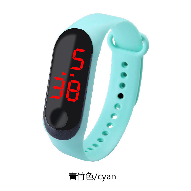 [M3] Spot Factory Button Led Bracelet Watch Children's Male and Female Students Exercise New Gift Watch
